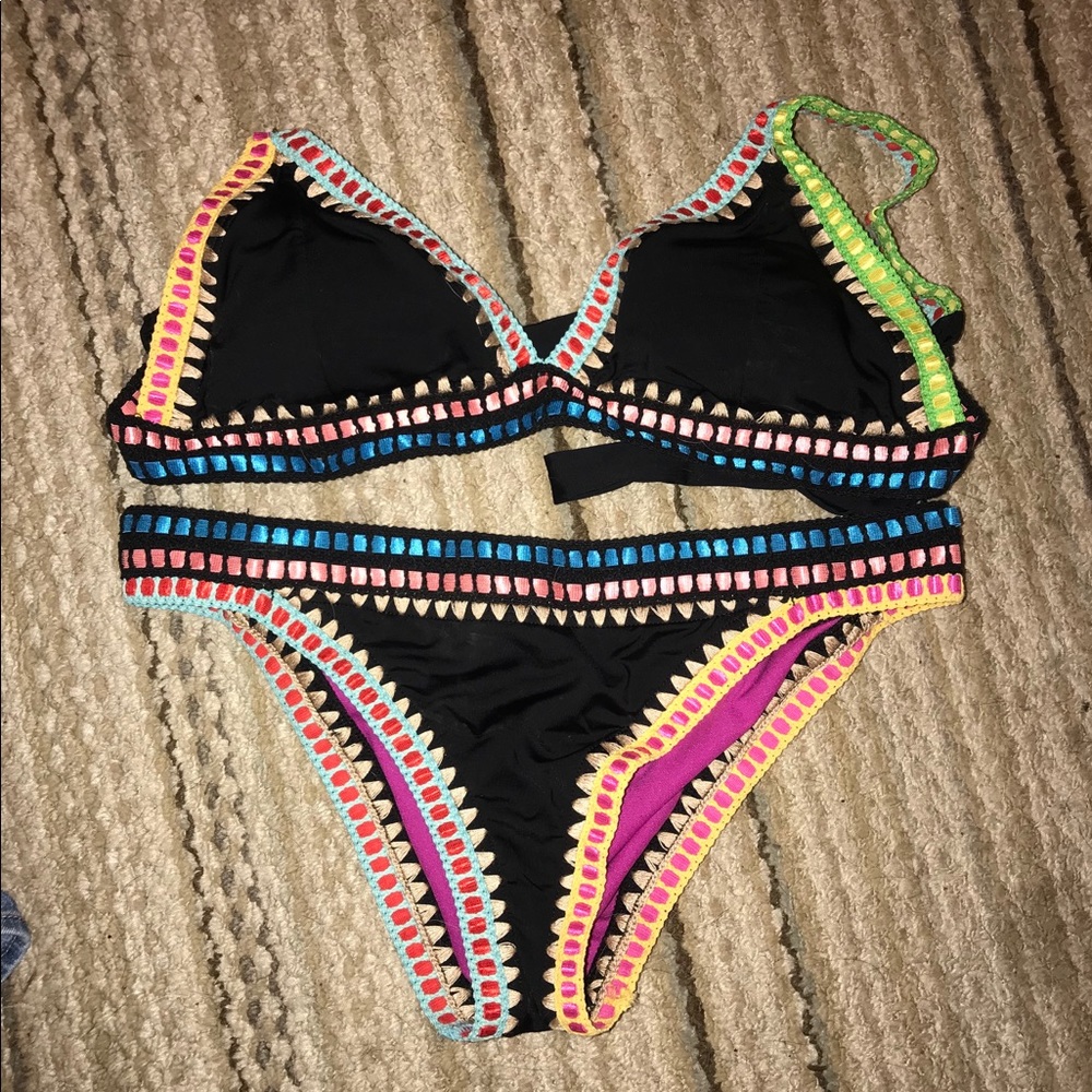 Beautiful Black Woven Bikini